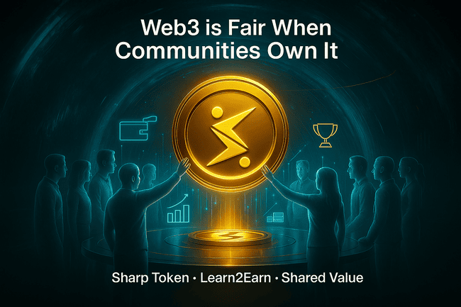 Futuristic Sharp Token Design